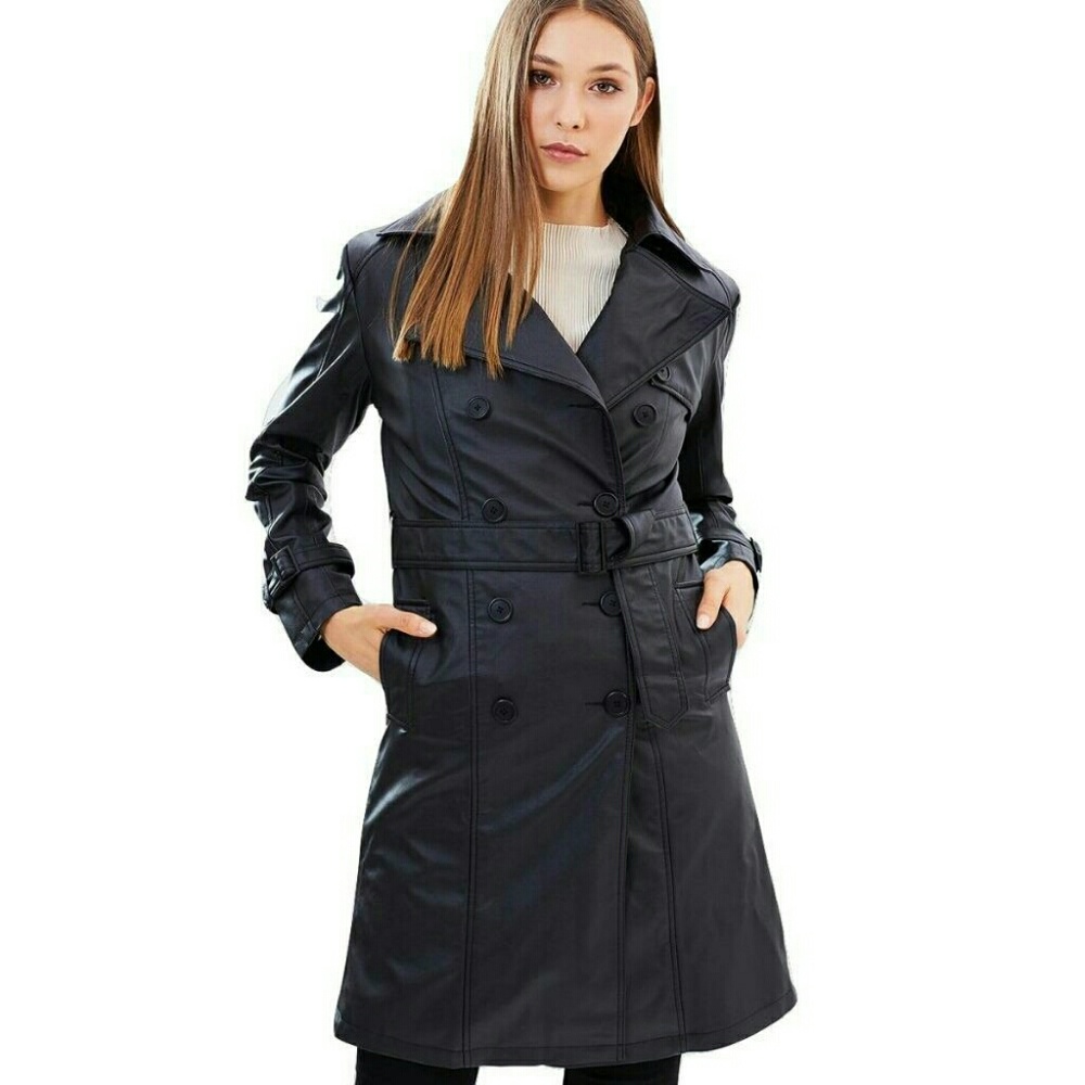 Women's Leather Coat